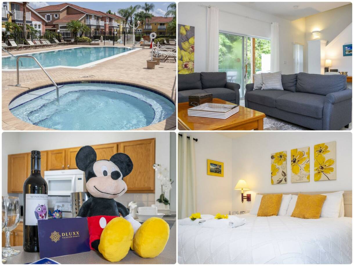 Cozy 3 Bed Townhome 8 Miles from Disney 1123 - DLuxx Vacation Homes