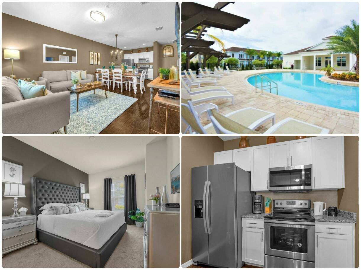 Dluxx Cozy Townhouse Right next to Disney 3204 - DLuxx Vacation Homes