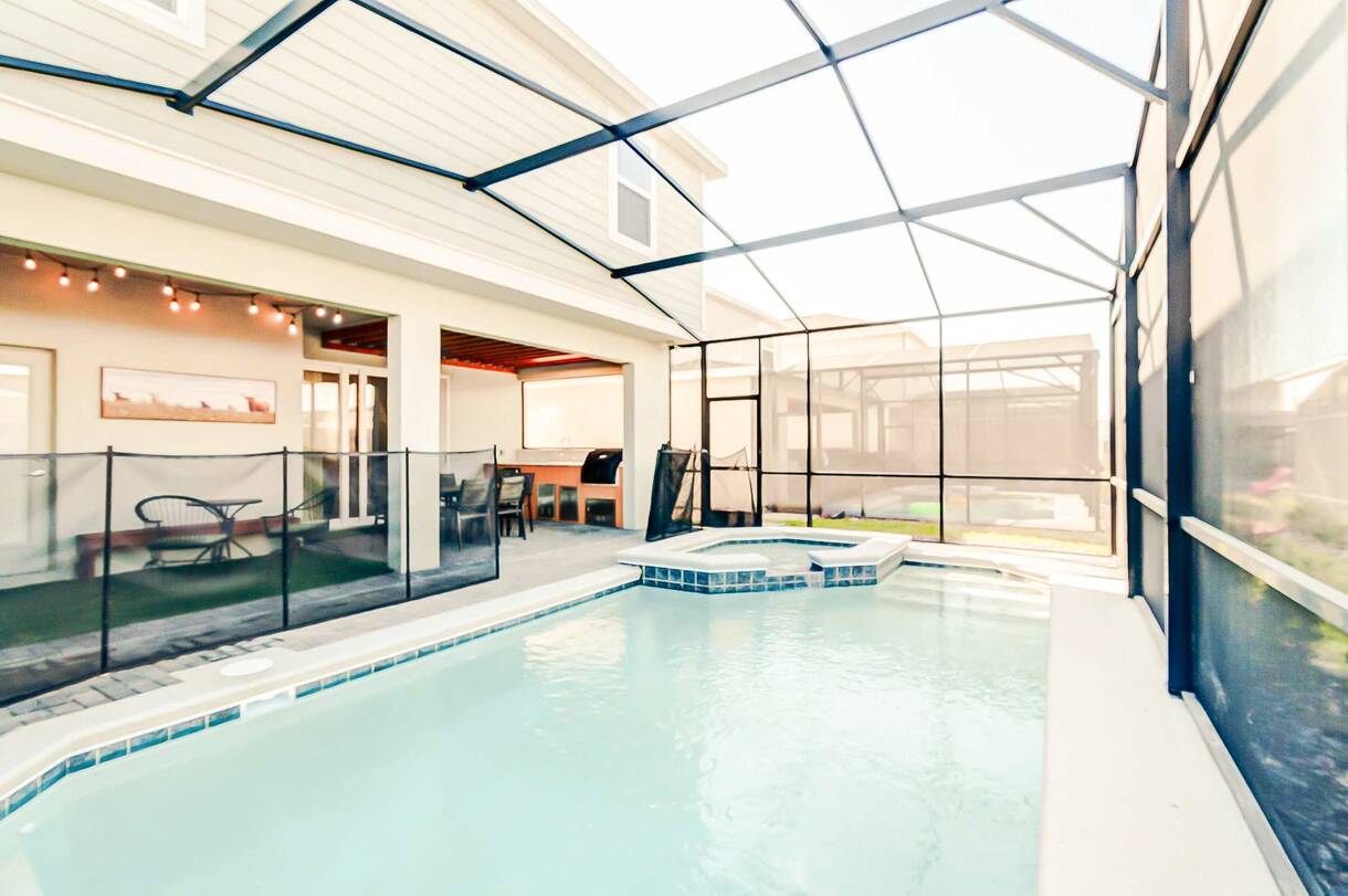7BR Pool Home with Game Room Near Disney