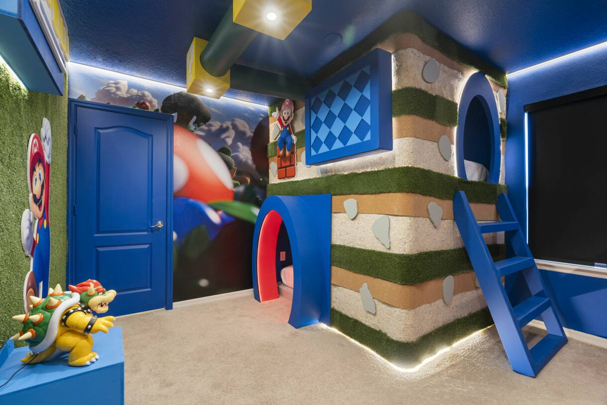 Themed 8BR Home w/ Pool, Game Room & Cinema