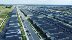 Discover the charm of this vibrant community, where striking black-roofed homes create a picturesque neighborhood. Enjoy nearby green spaces for relaxation and wide streets that offer easy access to local attractions.
