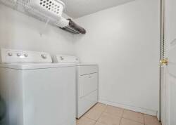 Enjoy the convenience of in-home laundry with modern appliances in a dedicated space, making it easy to keep your vacation fresh and hassle-free so you can focus on relaxation.