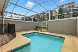 Experience your private paradise in our tranquil pool area, where sunlight and fresh air flow through a stylish enclosure. The serene aqua water and warm beige deck create the ideal atmosphere for ultimate relaxation.