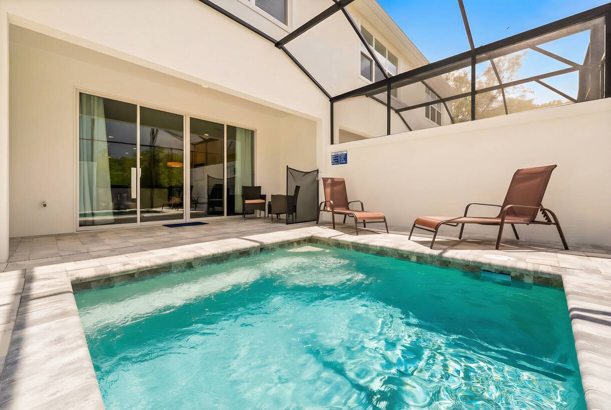 Modern 3BR Retreat w/ Pool | Near Disney